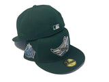 Dark Green Anaheim Angels 40th Anniversary New Era Fitted Hat