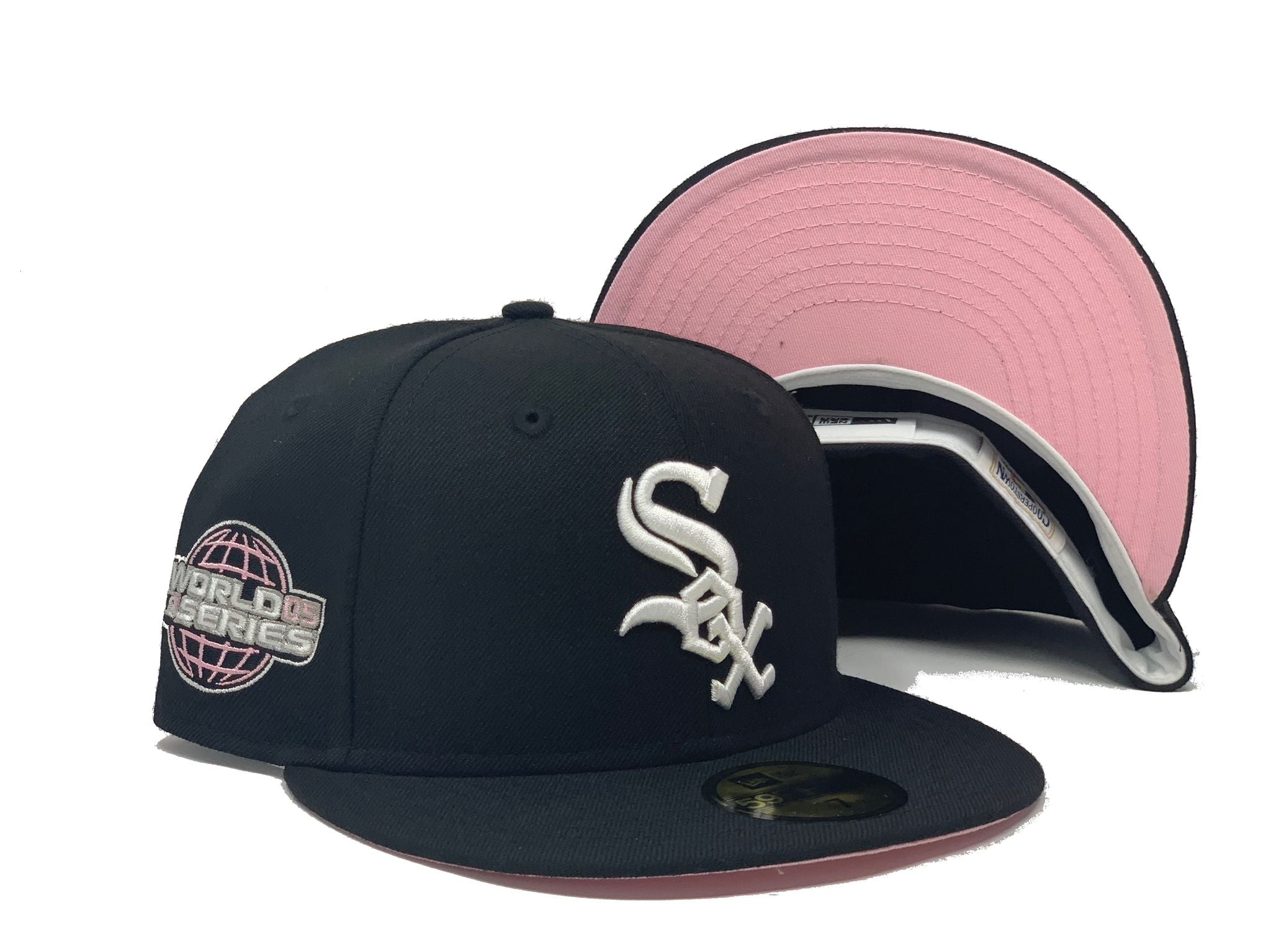 New Era 59FIFTY MLB Chicago White Sox 2005 World Series Fitted w/ Pink Bottom