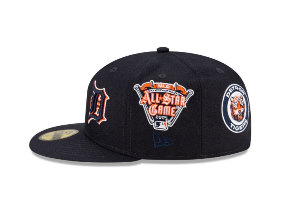 Black Detroit Tigers Patch Pride 59FIFTY New Era Fitted Hat 
