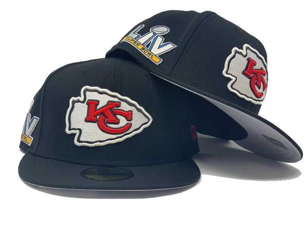 KANSAS CITY CHIEFS 55TH SUPER BOWL ON FIELD RED NEW ERA FITTED HAT