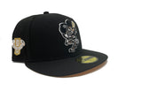 DETROIT TIGERS 1945 WORLD SERIES BLACK PEACH BRIM NEW ERA FITTED HAT