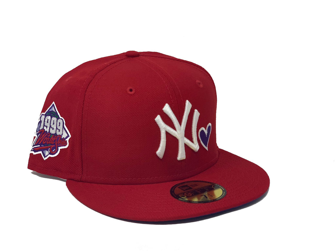 Red New York Yankees 1999 World Series New Era 59fifty Fitted Hat