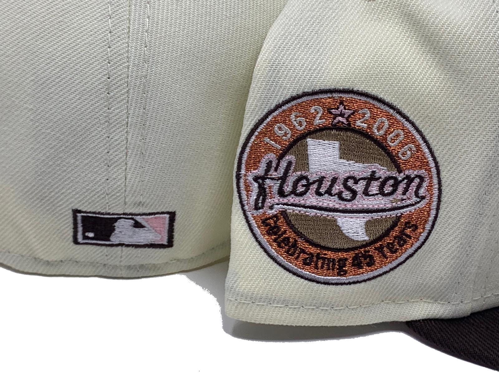 HOUSTON ASTROS 45TH ANNIVERSARY RED PINK BRIM NEW ERA FITTED HAT – Sports  World 165