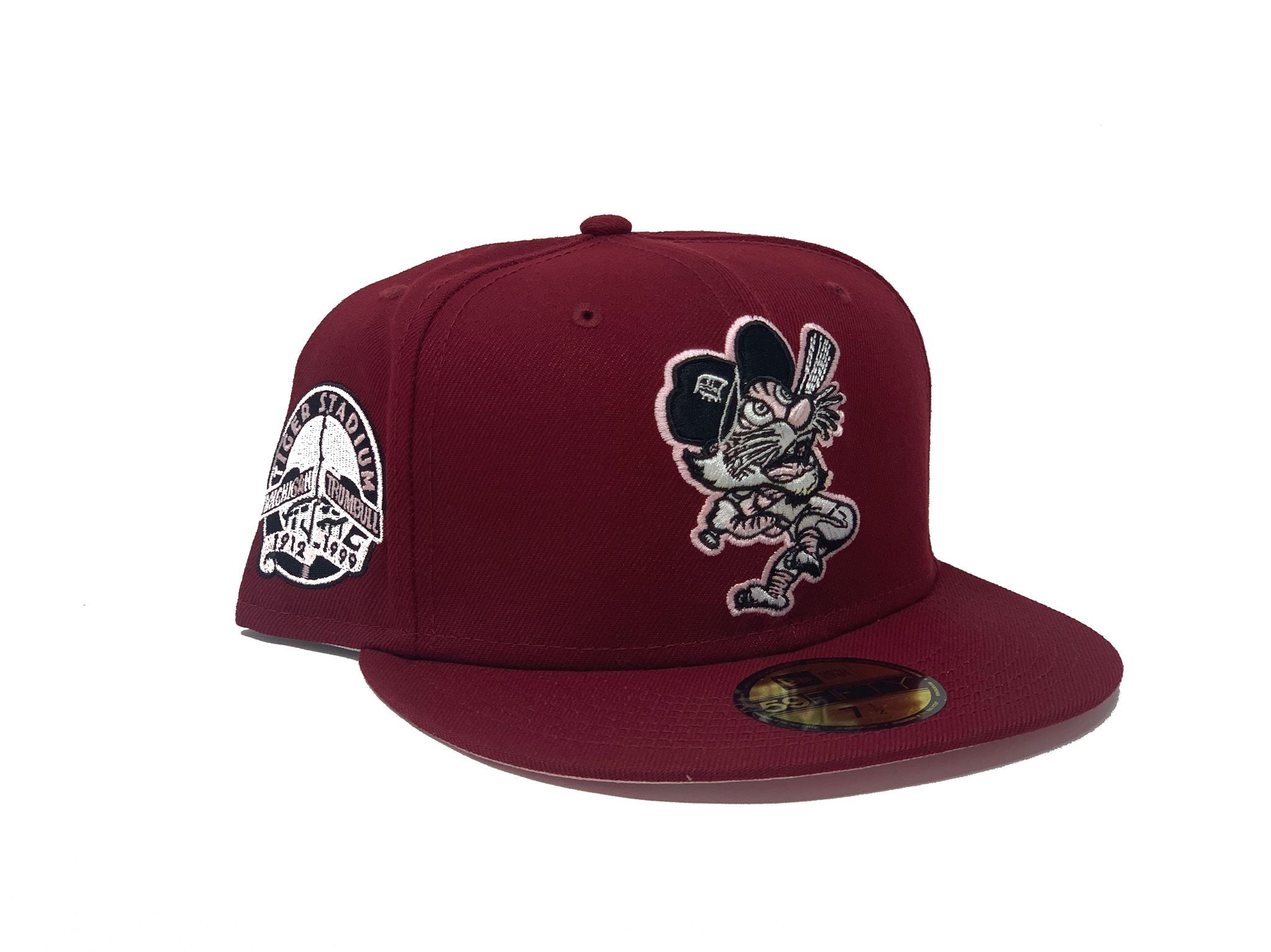 Detroit Tigers New Era Oxblood Tonal 59FIFTY Fitted Hat - Maroon