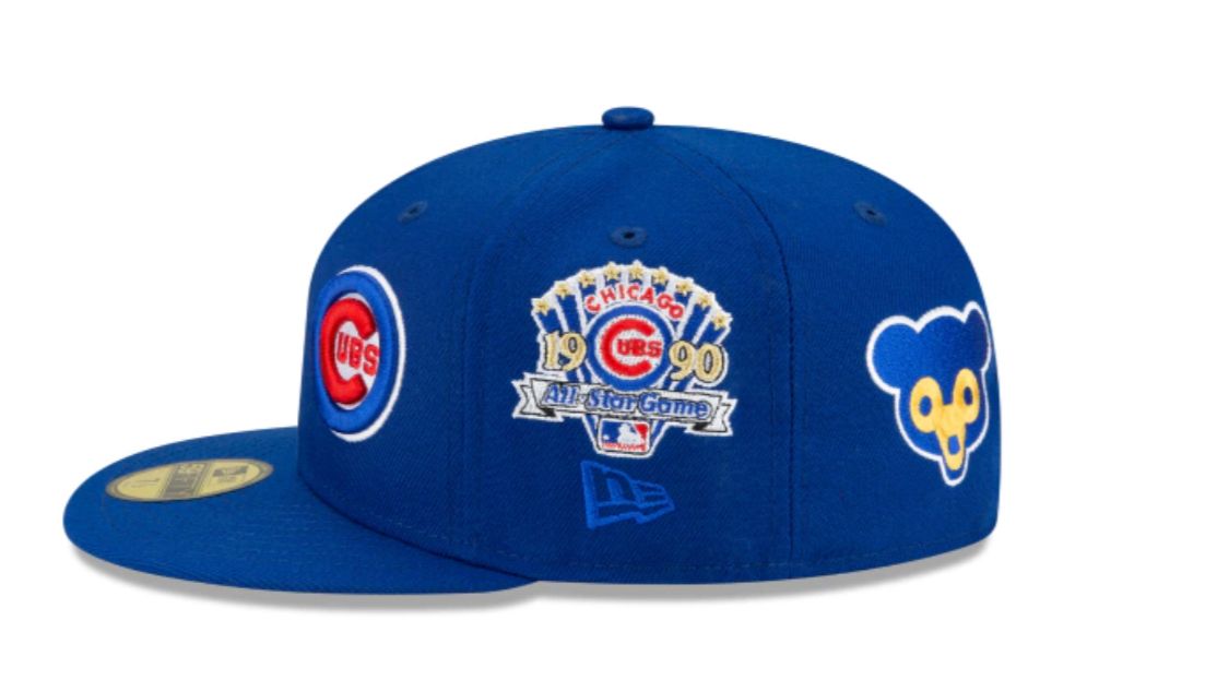 Royal Blue Chicago Cubs Patch Pride 59FIFTY New Era Fitted Hat