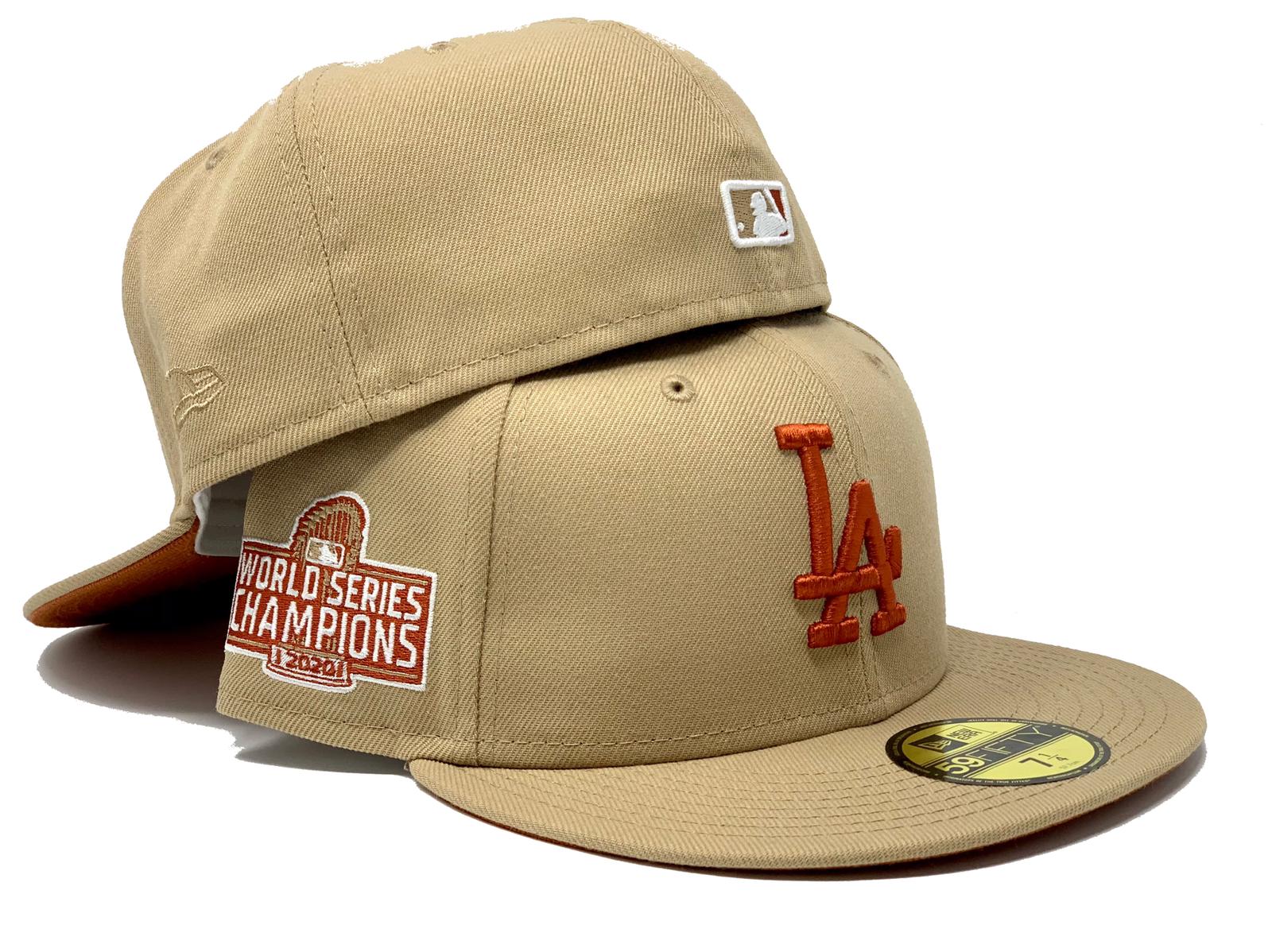 LOS ANGELES DODGERS 2020 WORLD SERIES CHAMPIONS CAMEL RUST ORANGE BRIM –  Sports World 165