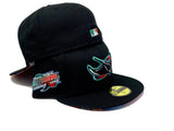 TAMPA BAY INAUGURA SEASON BLACK SERAPE BRIM NEW ERA FITTED HAT