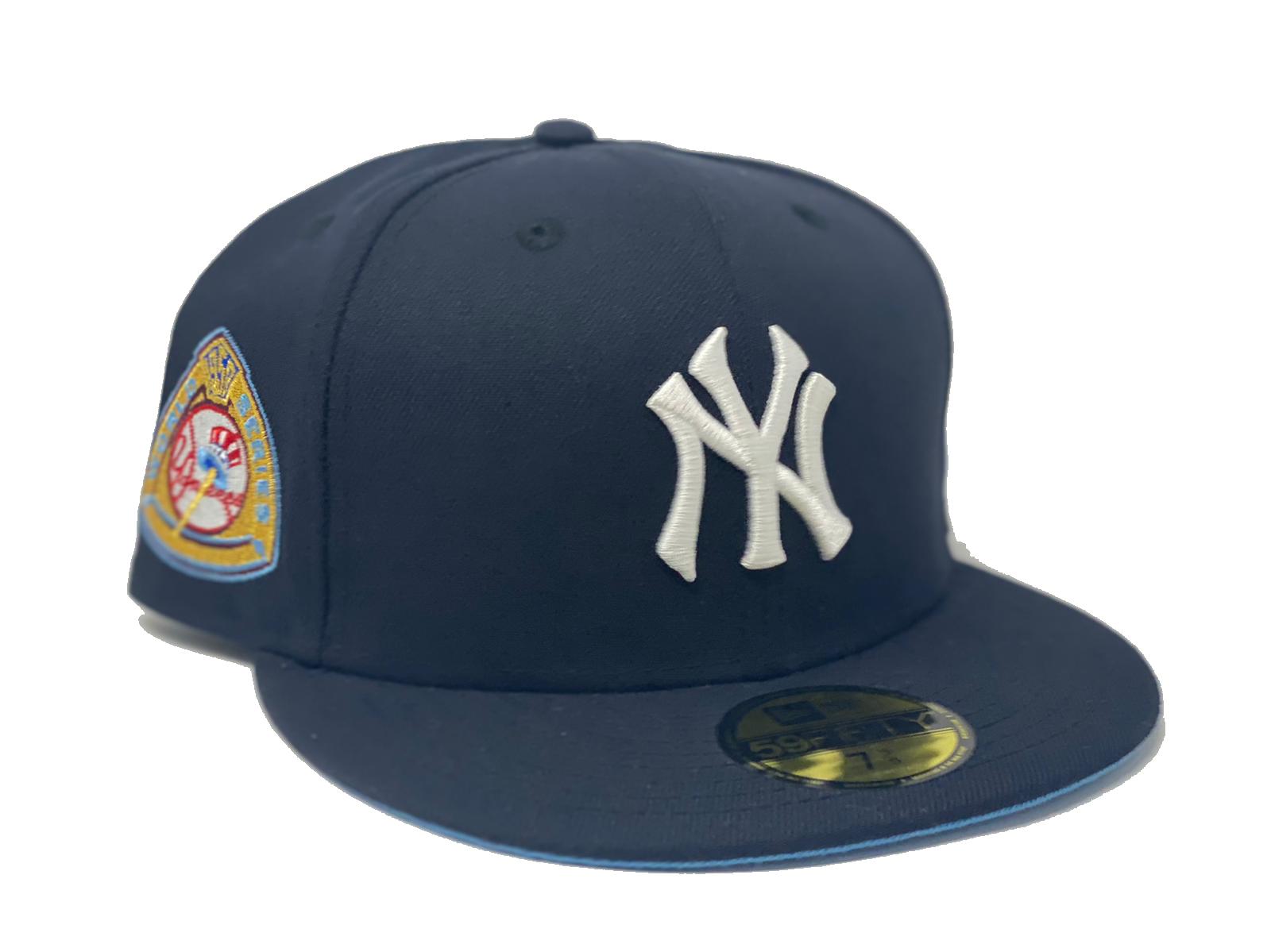 NEW YORK YANKEES 1959 WORLD SERIES NAVY ICY BRIM NEW ERA FITTED