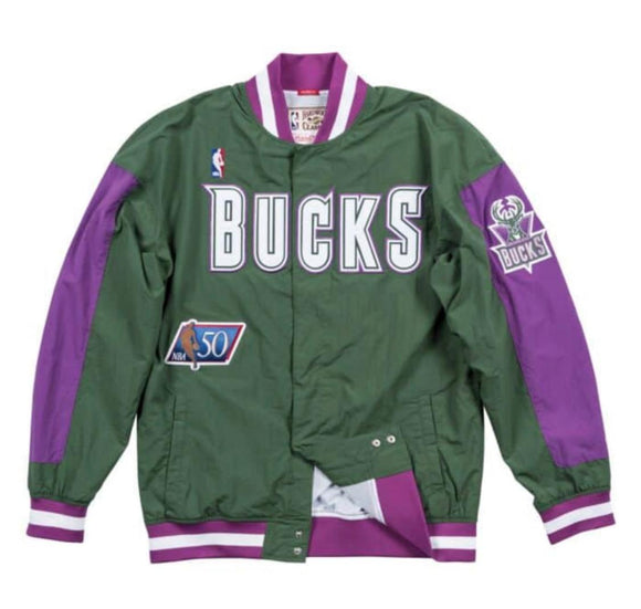 Authentic Warm Up Jacket Milwaukee Bucks 1996-97