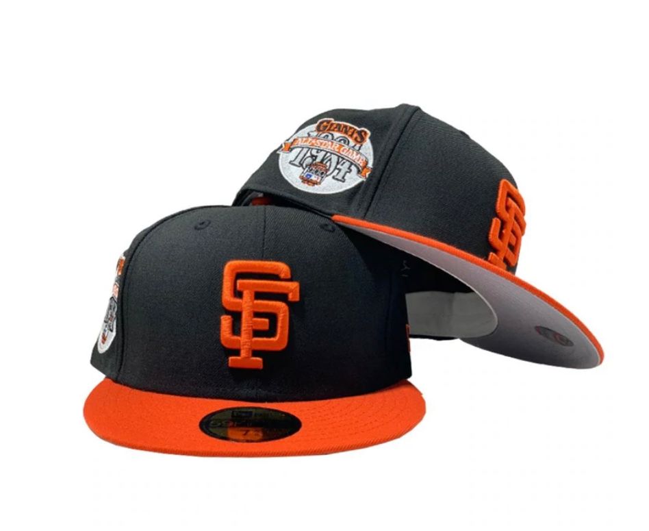 Black San Francisco Giants 1984 All Star Game New Era Fitted Hat