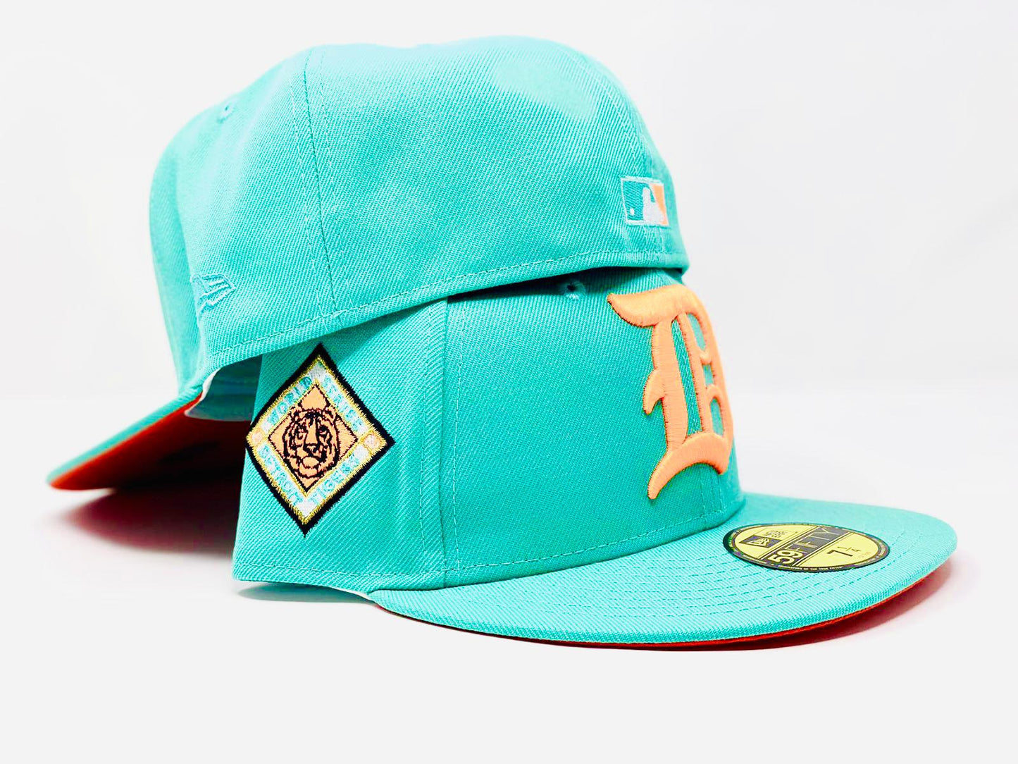 DETROIT TIGERS 1945 WORLD SERIES CLEAR MINT ORANGE BRIM NEW ERA FITTED HAT