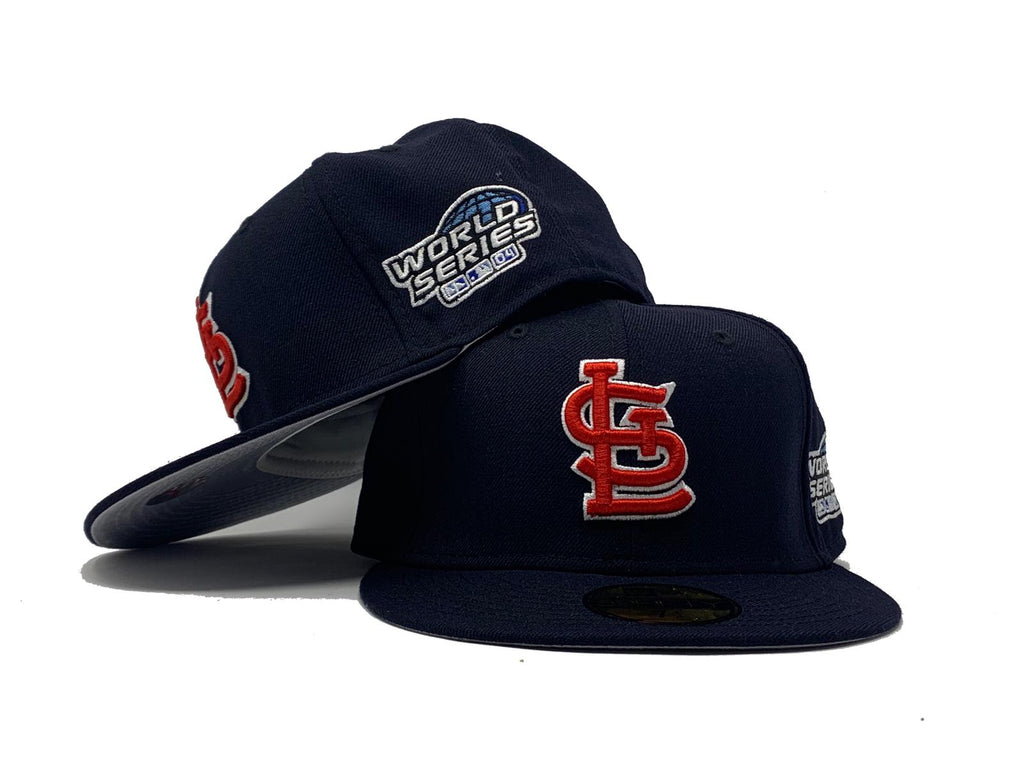 Dark Navy St. Louis Cardinals 2004 World Series New Era Fitted Hat