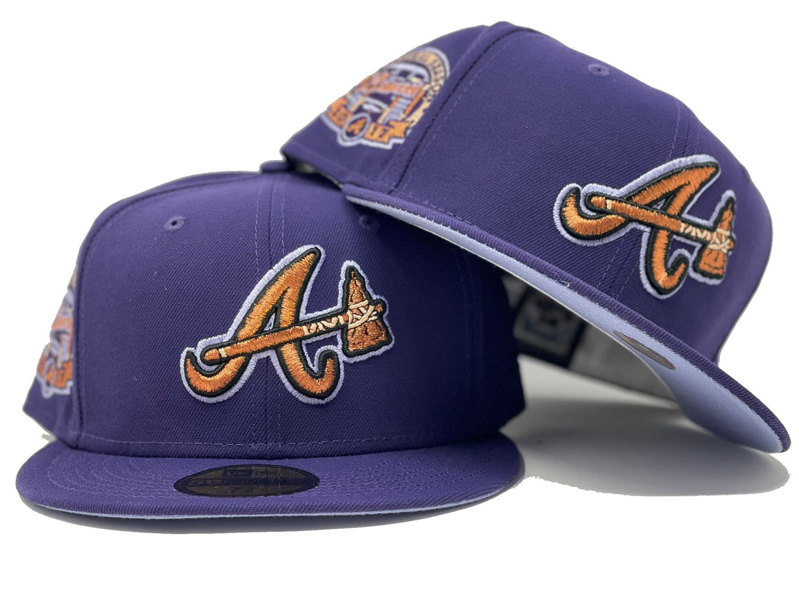 Dark Purple Atlanta Braves 2017 Inaugural Season New Era Fitted Hat