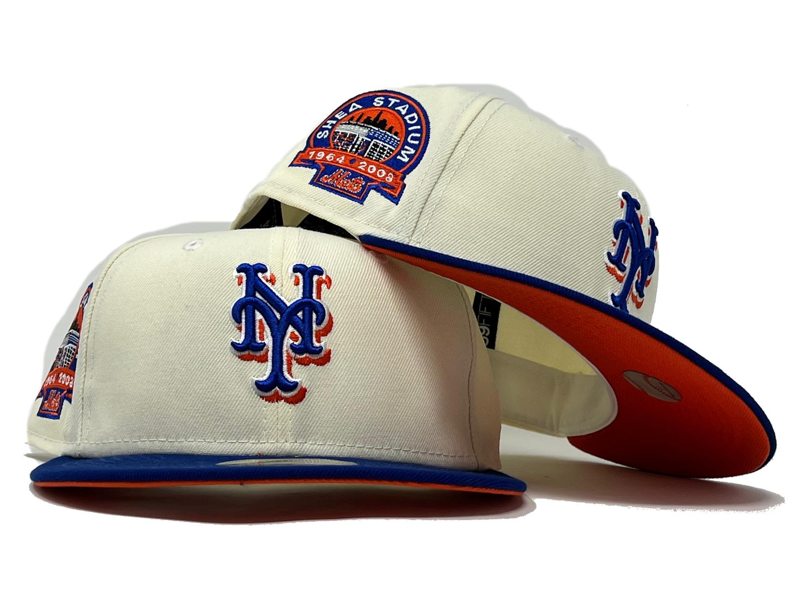 NEW YORK METS SHEA STADIUM ORANGE BRIM NEW ERA FITTED HAT – Sports World 165