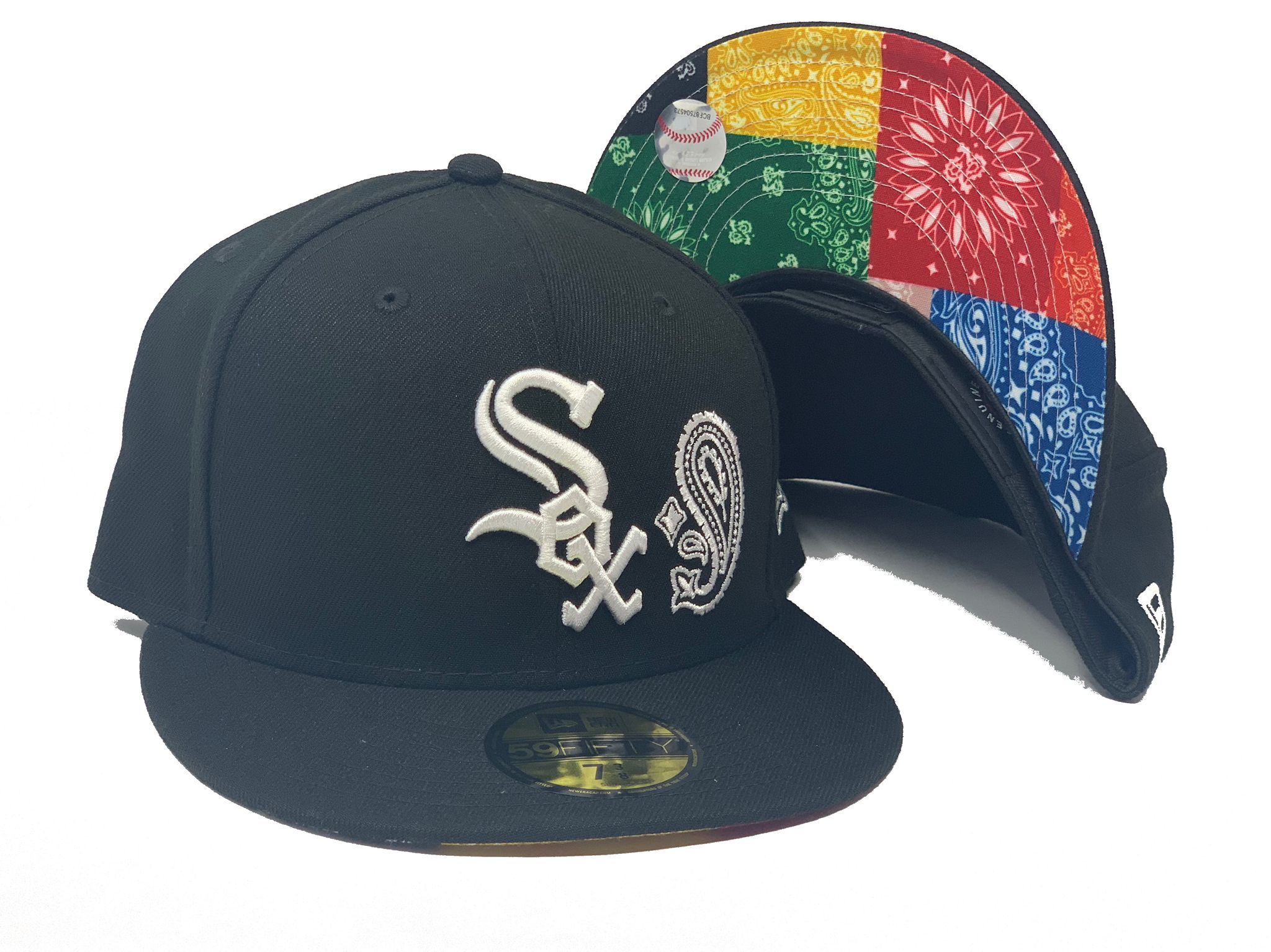 Black Chicago White Sox MLB Patch Work New Era Fitted Hat – Sports World 165