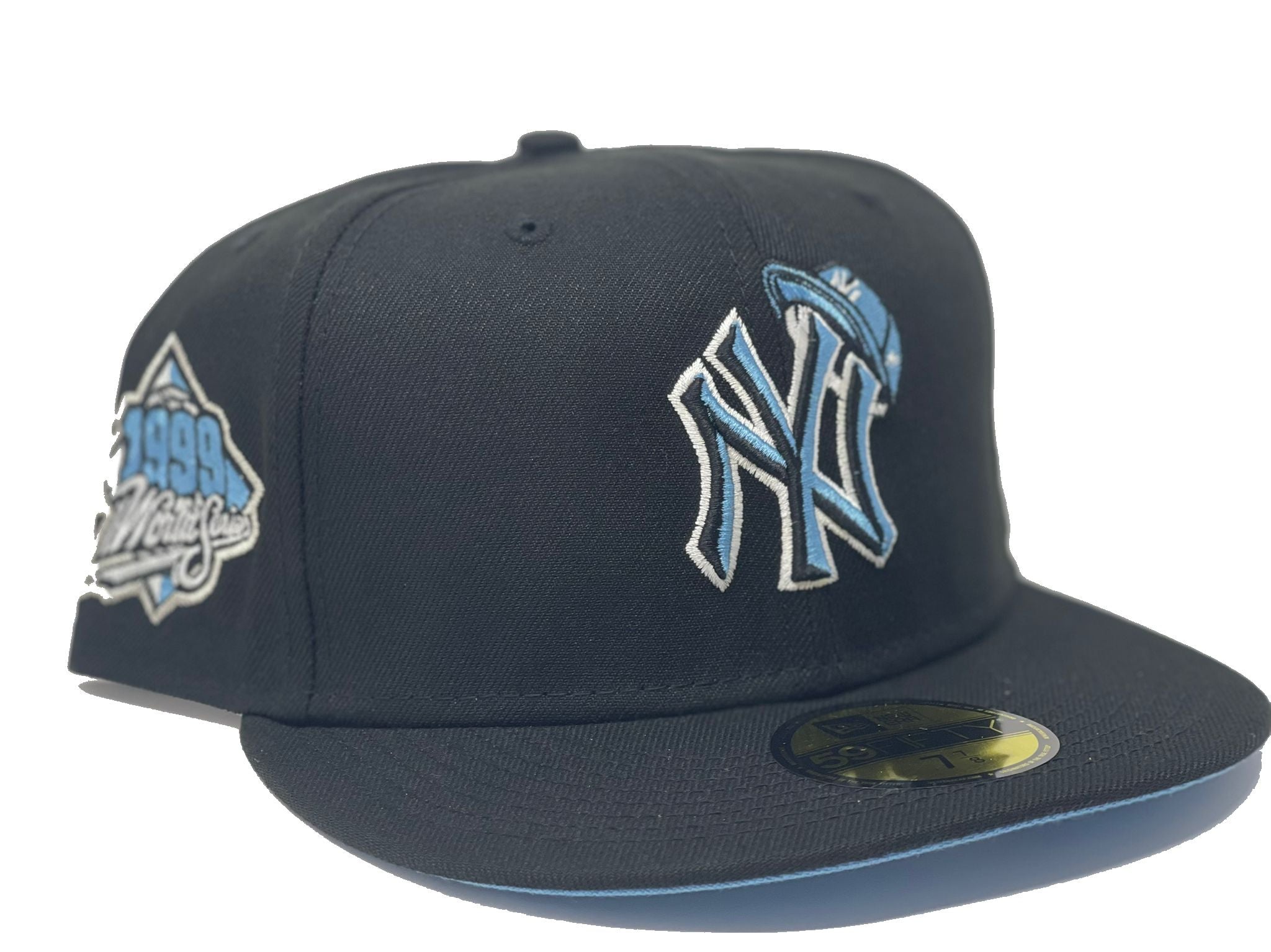 New York Yankees 1999 World Series New Era 59Fifty Fitted Hat (Black G –  ECAPCITY