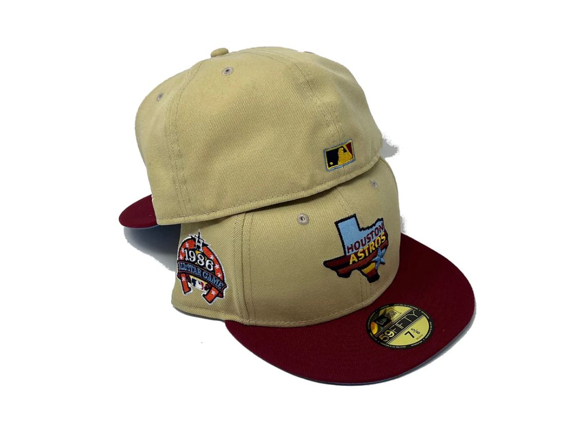 HOUSTON ASTROS 1986 ALL STAR GAME ICY BRIM NEW ERA FITTED HAT