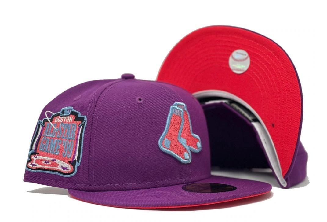 Grape Boston Red Sox 1999 All Star Game Custom New Era Fitted Hat