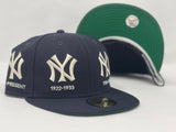 NEW YORK YANKEES " TIME LINE LOGO " NEW ERA FITTED HAT