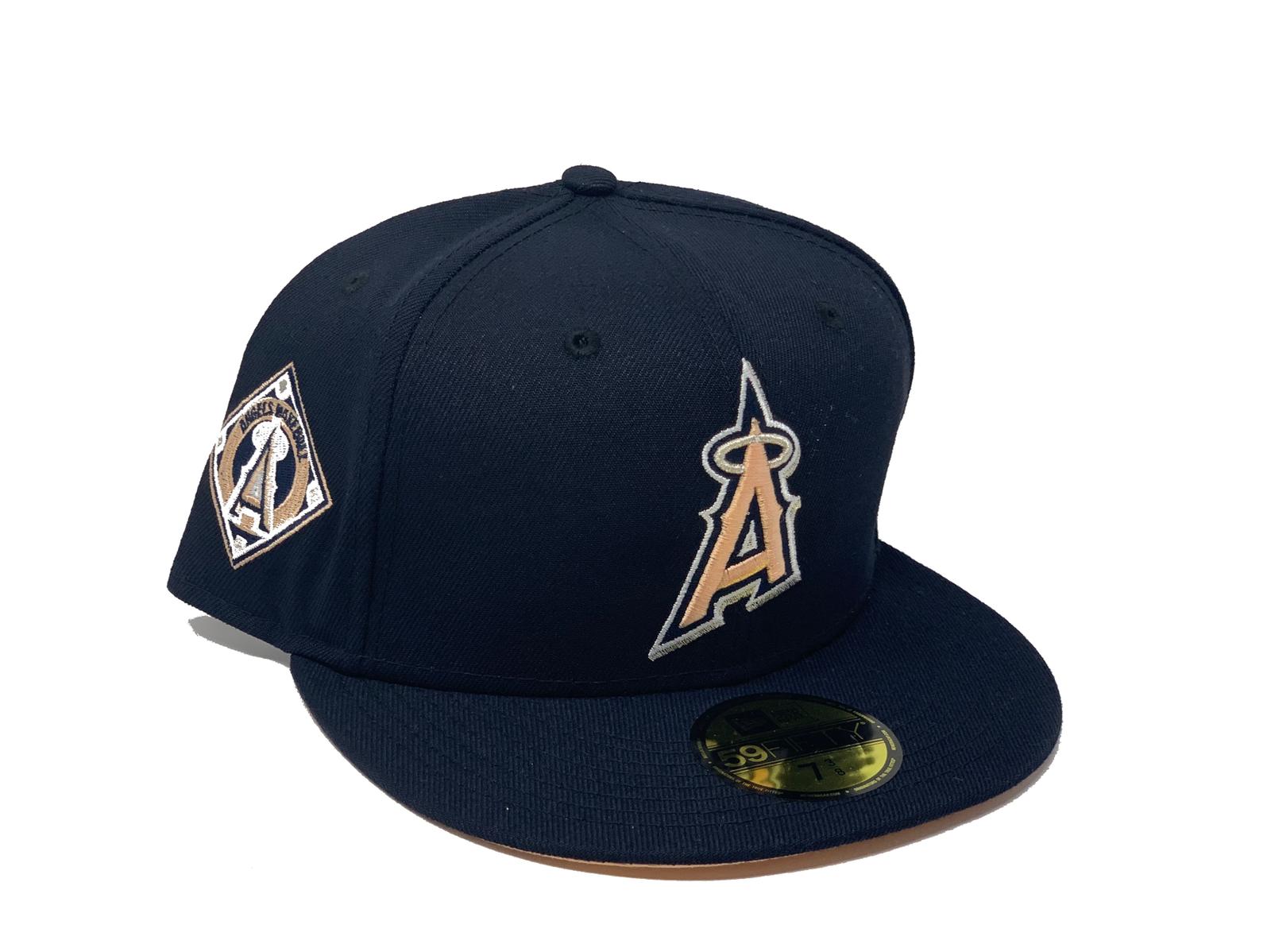 Dark Navy Blue Los Angeles Angels Custom New Era Fitted Hat – Sports World  165