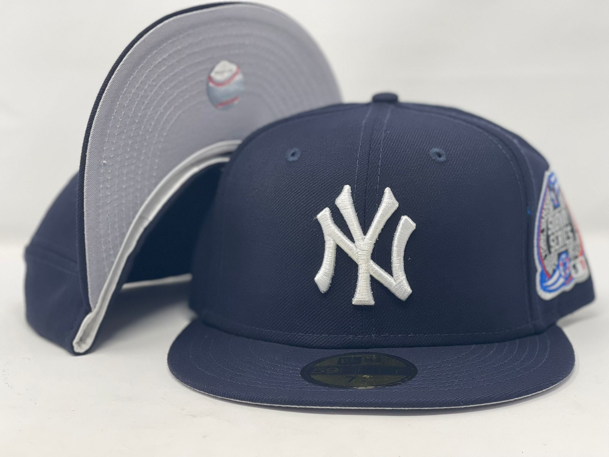 NEW ERA SUBWAY SERIES SIDE PATCH NY YANKEES FITTED HAT (NAVY