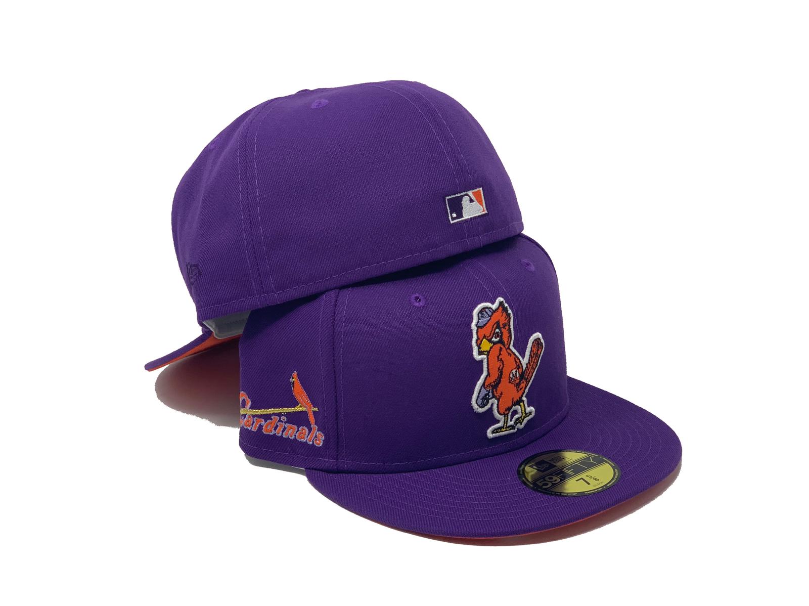 KTZ St. Louis Cardinals Prism Color Pack 59fifty Cap in Purple for