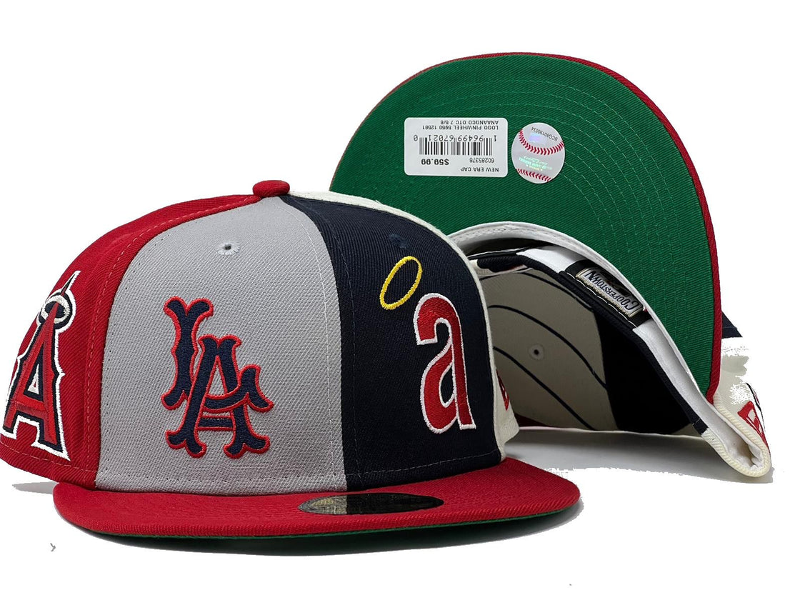 Los Angeles Angels Logo Pinwheel 59FIFTY New Era Fitted Cap