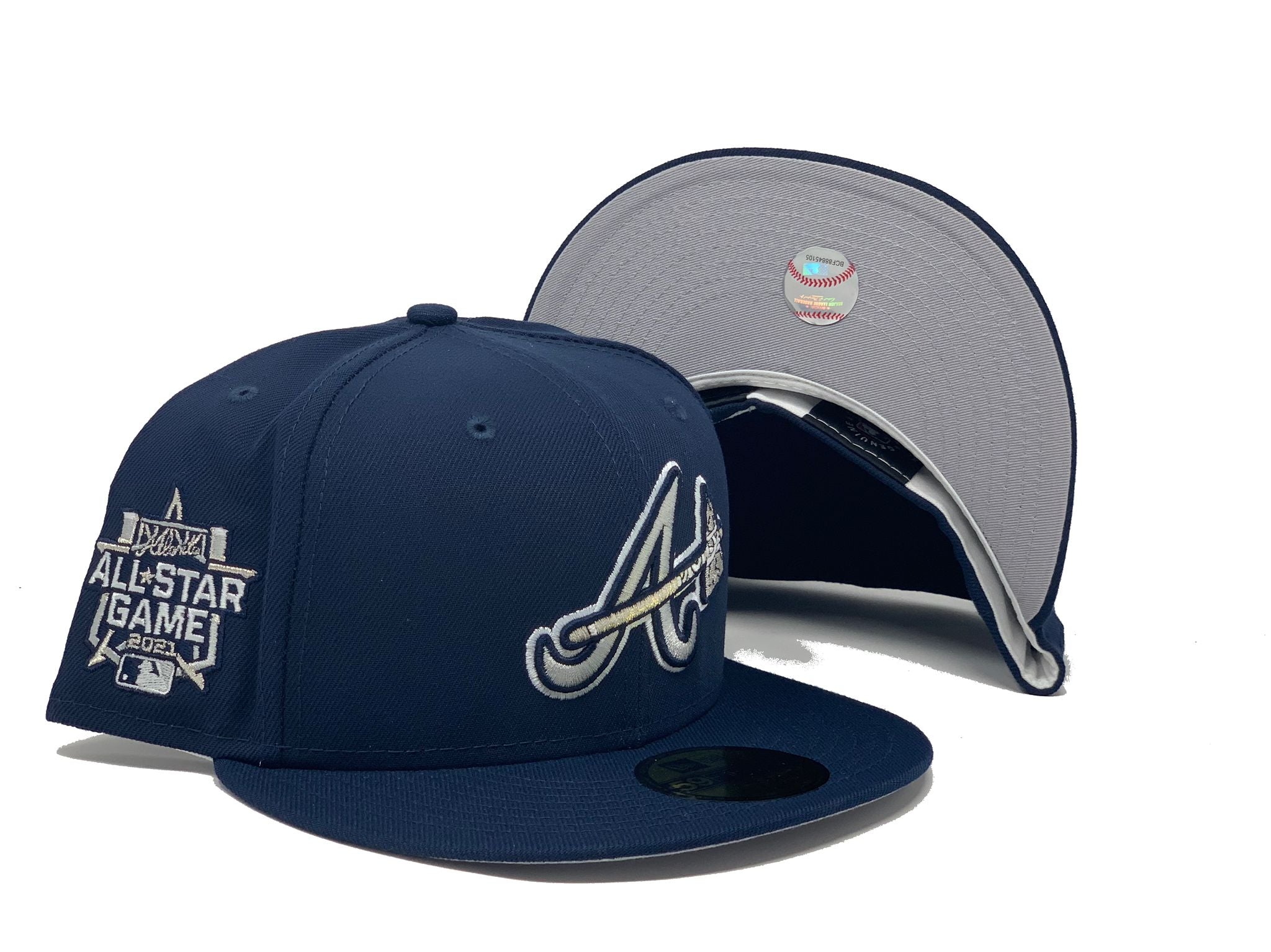 Atlanta Braves New Era 2011 MLB All-Star Game Primary Logo 59FIFTY Fitted  Hat - Navy/Gold