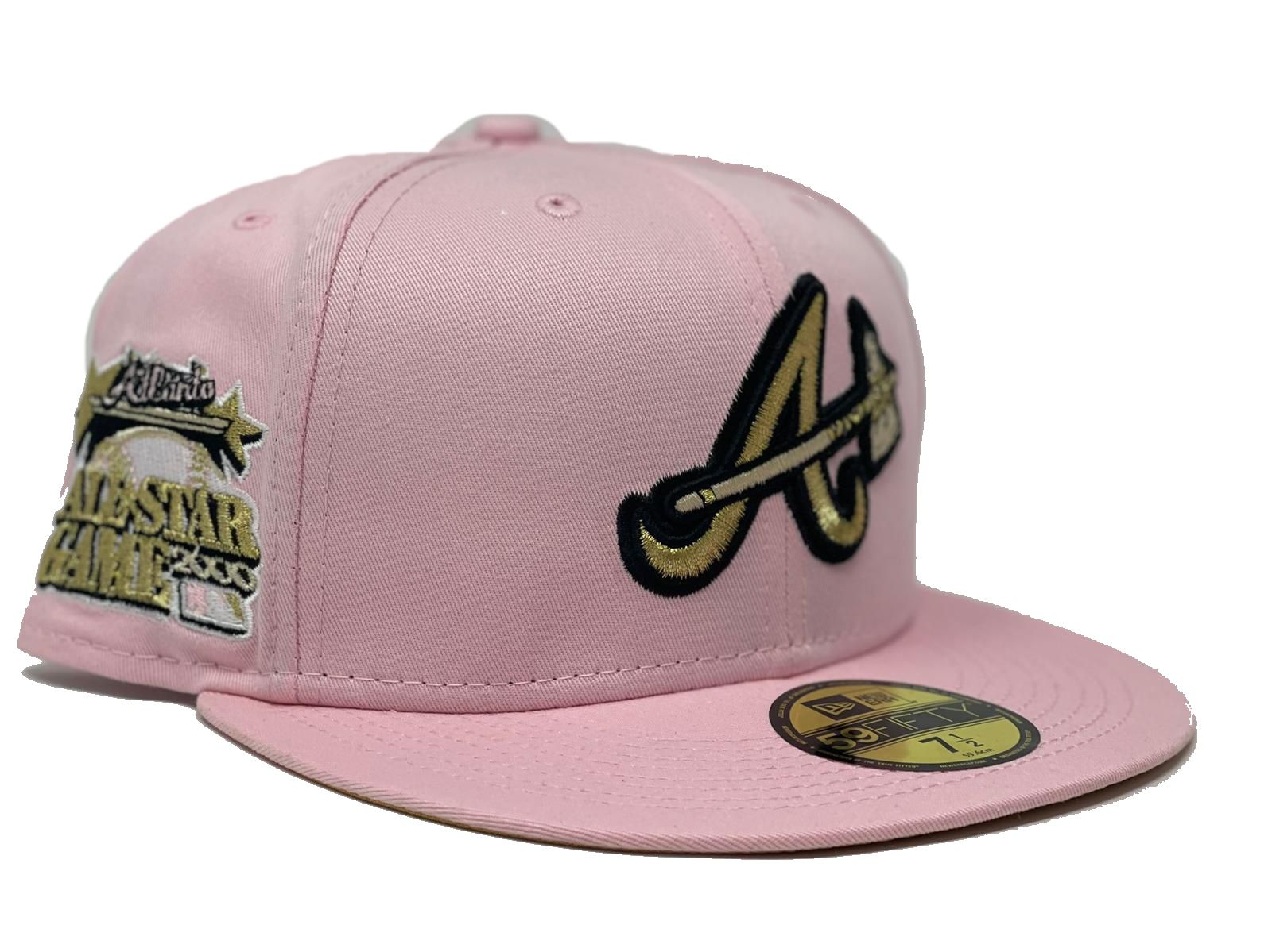 Pink Atlanta Braves 2000 All Star Game 59fifty New Era Fitted Hat