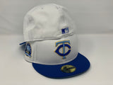 MINNESOTA TWINS 60TH SEASONS  "OCEAN-CLOUD COLLECTION" ICY BRIM NEW ERA FITTED HAT