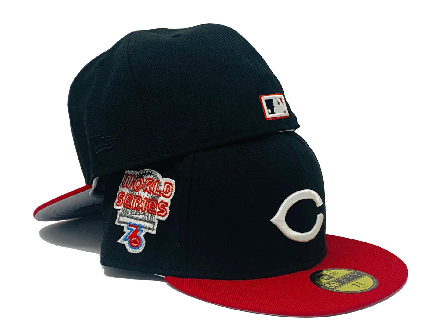 CINCINNATI REDS 1976 WORLD SERIES GRAY BRIM NEW ERA FITTED HAT