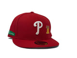 Red Philadelphia Phillies MLB City Transit Collection New Era Fitted