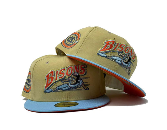 Buffalo Bisons Hometown Collection "SUNRISE GRADIENT" Collection Orange Brim New Era Fitted Hat