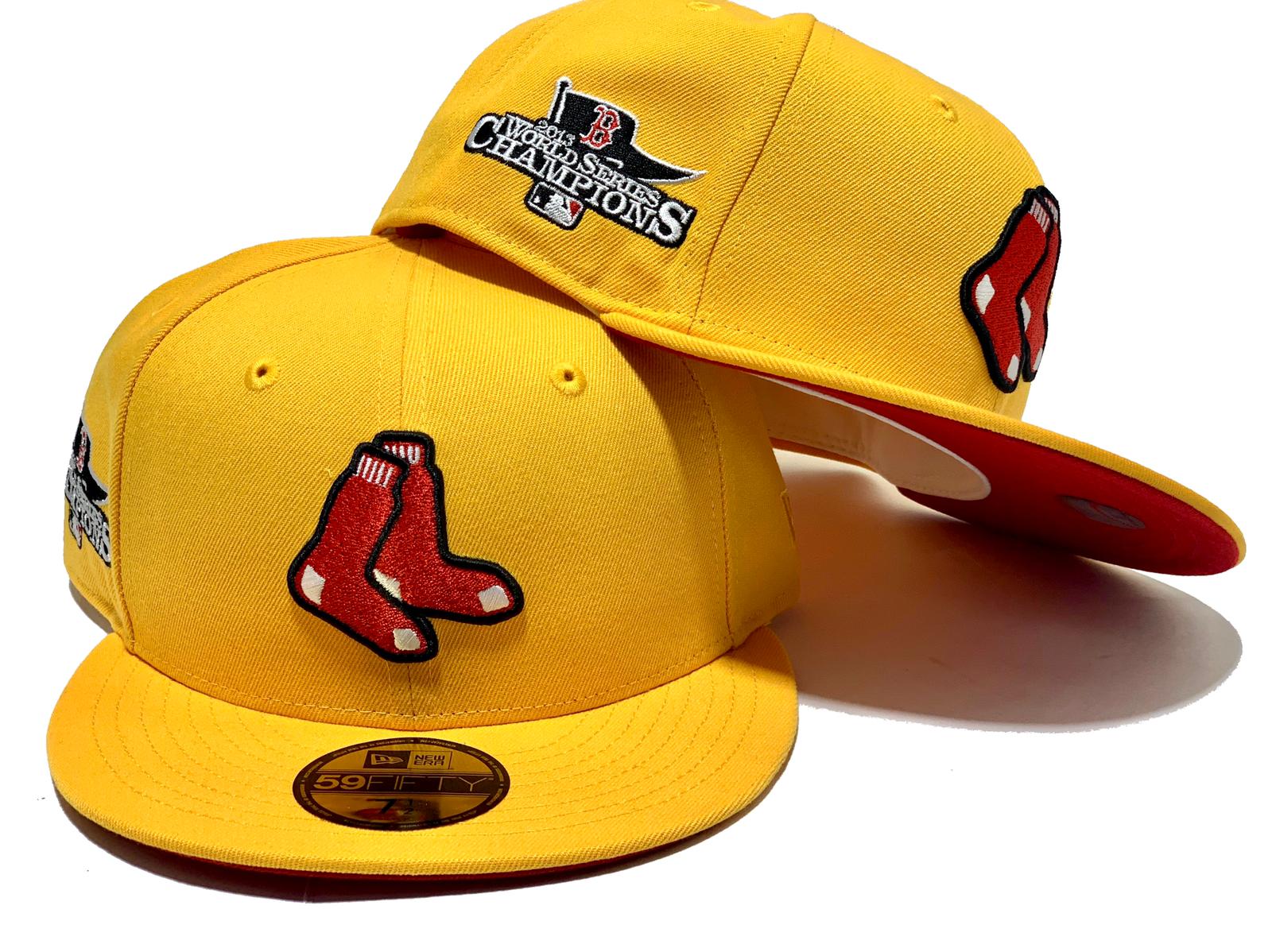 Boston Red Sox Launch 59FIFTY Pastel Yellow Fitted - New Era cap
