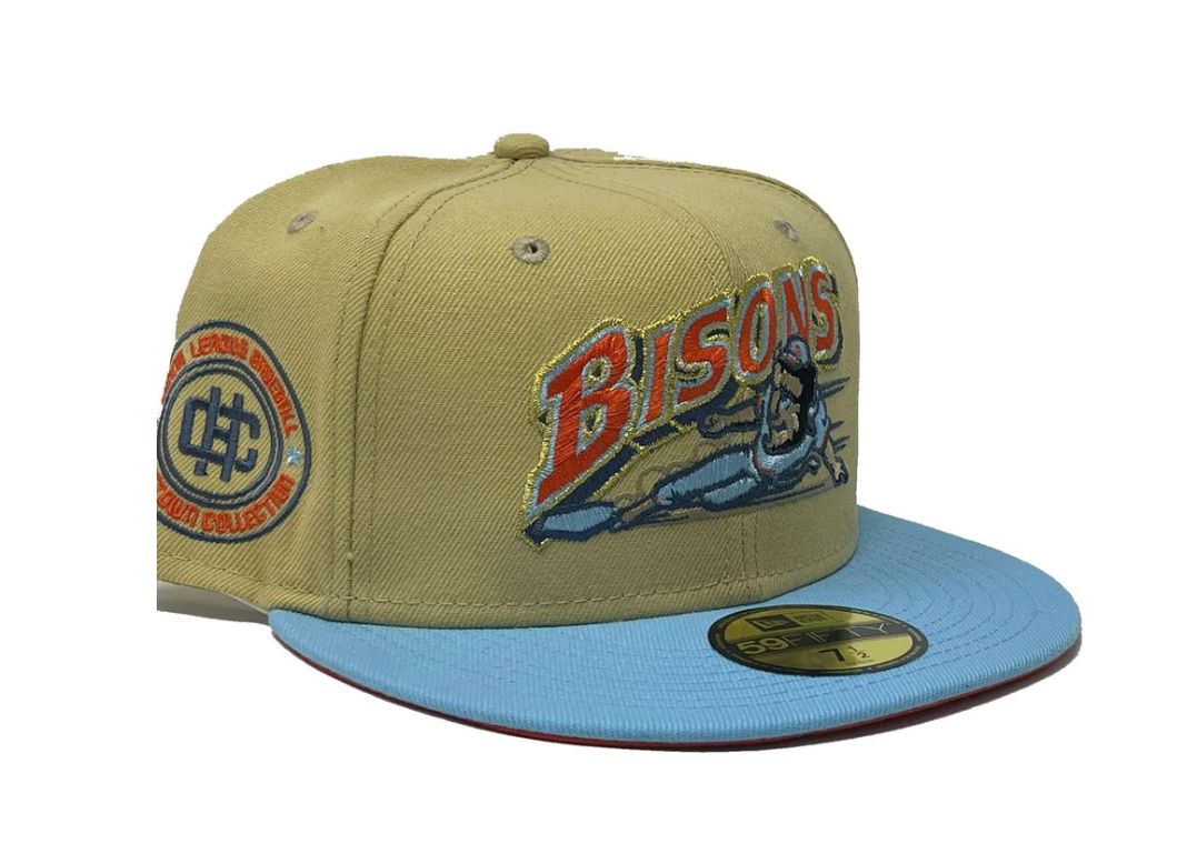 Buffalo Bisons Hometown Collection "SUNRISE GRADIENT" Collection Orange Brim New Era Fitted Hat