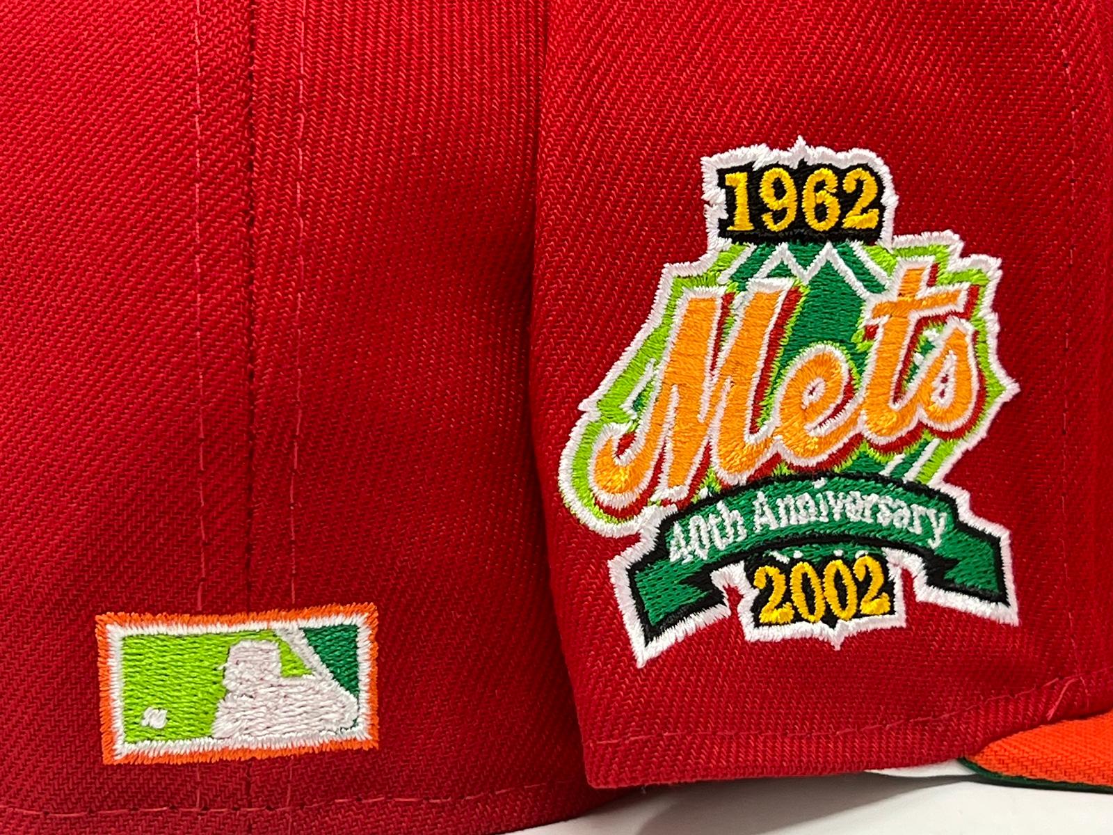 Authentic 2002 New York Mets Jersey 44 Large Rawlings 40th Anniversary Patch