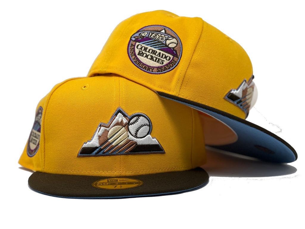 Colorado Rockies 10th Anniversary New Era Fitted Hats