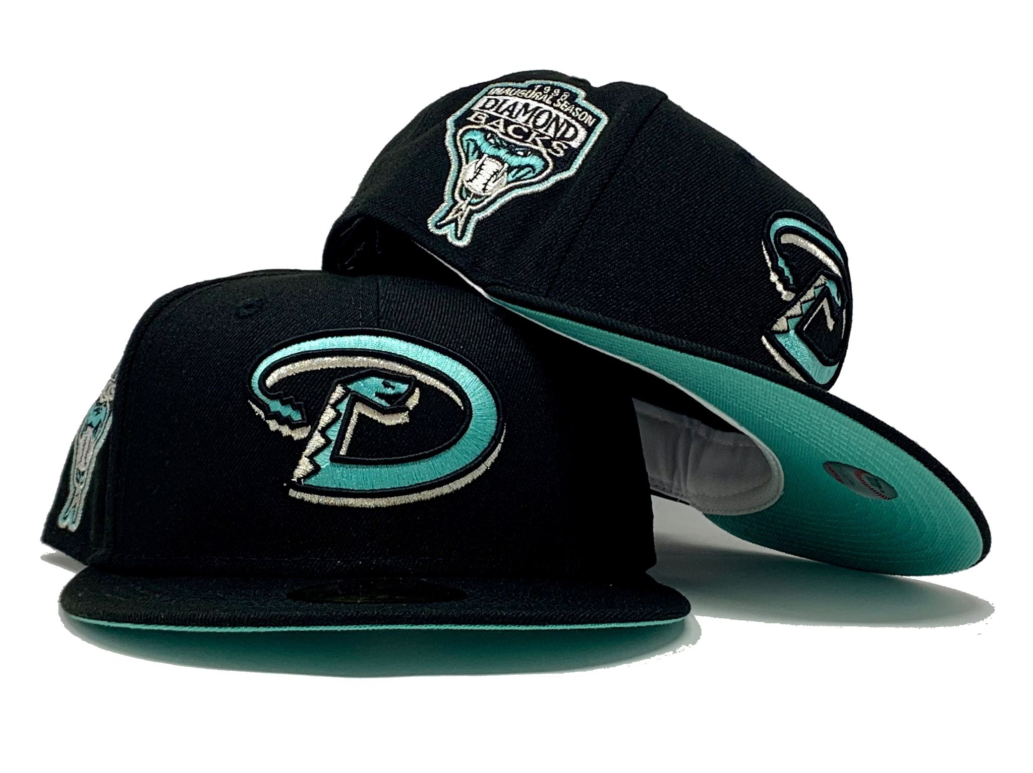 ARIZONA DIAMONDBACKS CITY CONNECT SERPENTINE LOGO AQUA BLACK