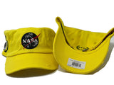 Yellow Nasa Dad Hat Field Grade 30th Anniversary Side Patch