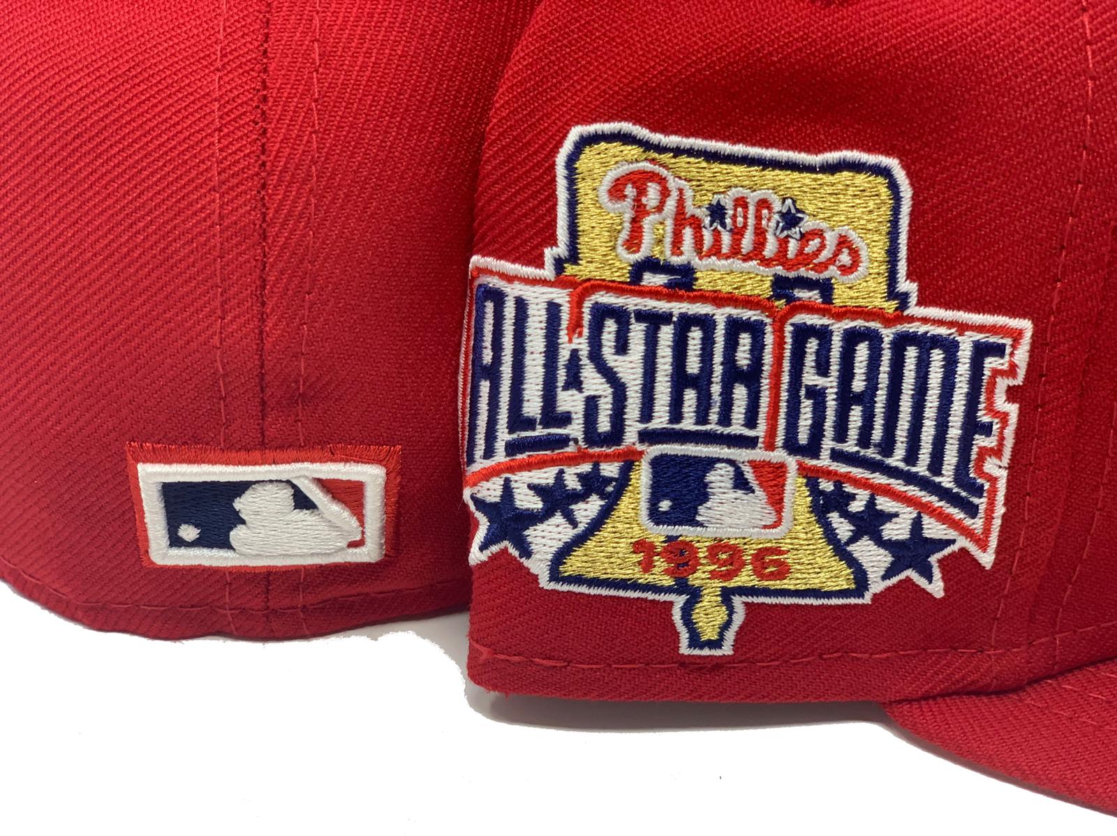 New Era Philadelphia Phillies All Star Game 1996 Camel Throwback Two Tone  Edition 59Fifty Fitted Hat, EXCLUSIVE HATS, CAPS