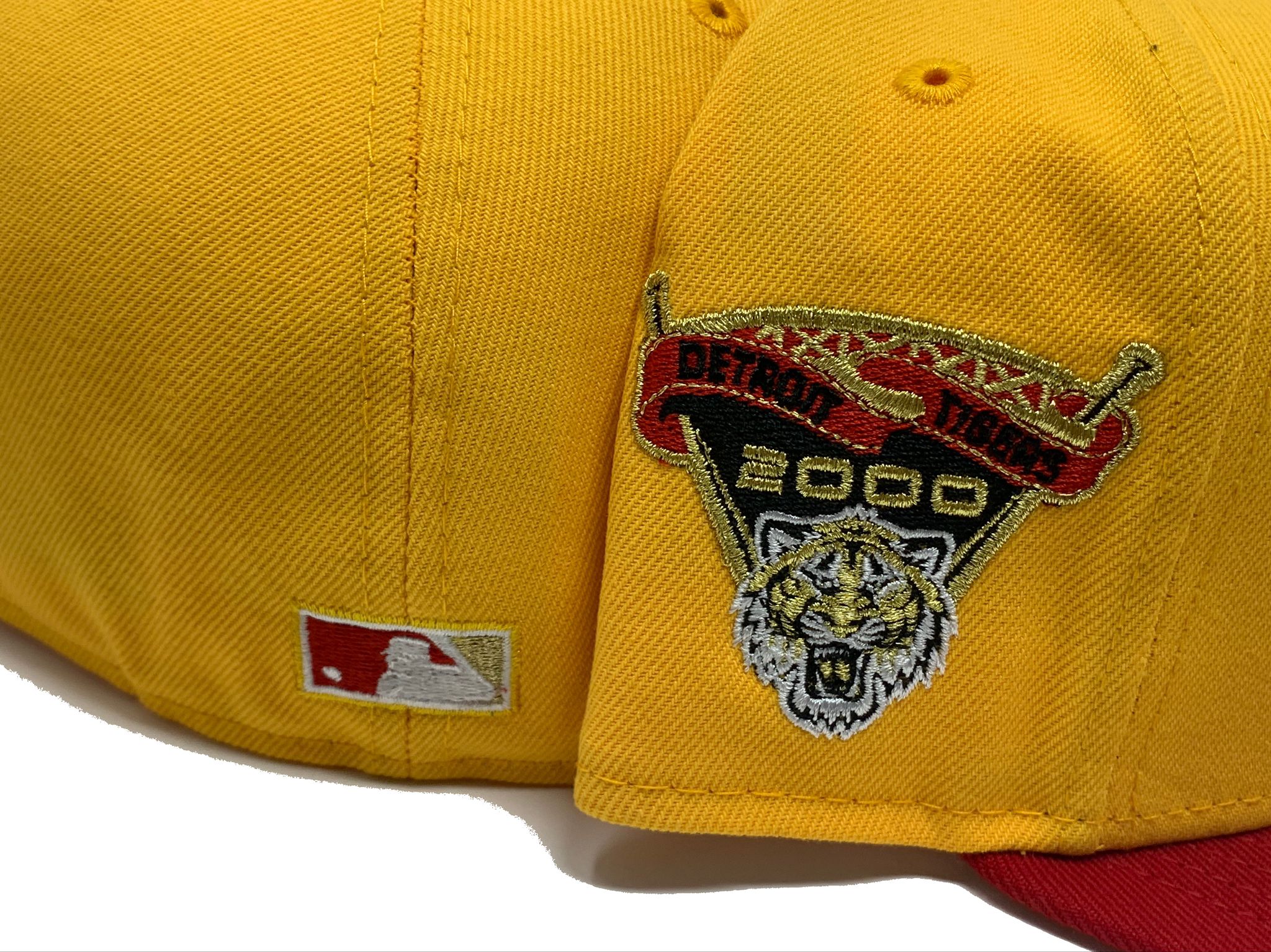 Detroit Tigers 2000 TIGER STADIUM New Era 59Fifty Fitted Hat (Seaweed Burnt  Barkwood Green Under Brim)