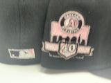 Black Oakland Athletics 40th Anniversary Custom New Era Fitted Hat