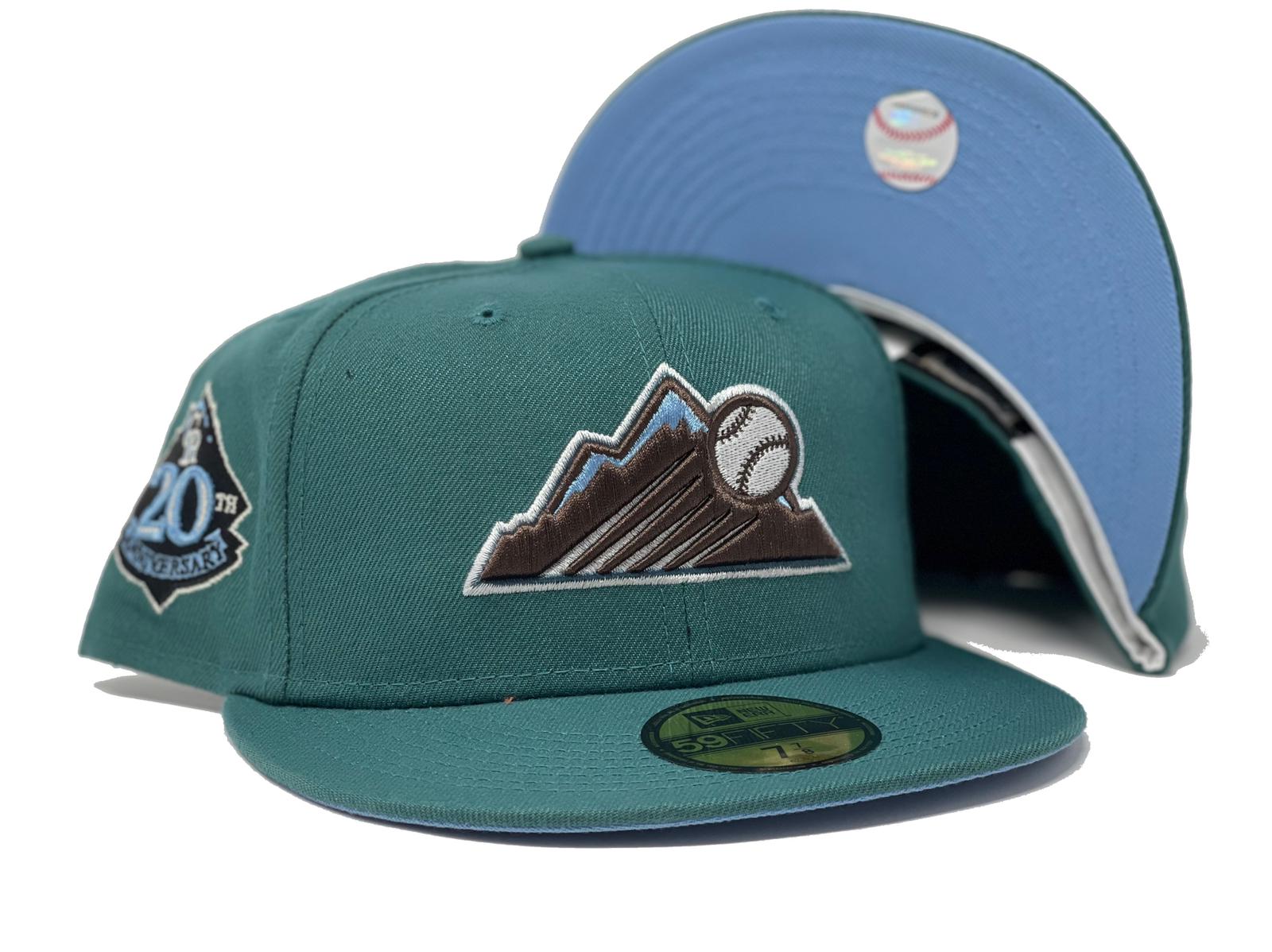 Colorado Rockies New Era Custom 59FIFTY Green Holiday Pack Fitted Hat, 8 / Green