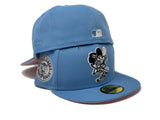 DETROIT TIGERS 1968 WORLD SERIES SKY BLUE PINK BRIM NEW ERA FITTED HAT