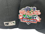 Black Oakland Athletics 1989 World Series Battle of the Bay Fitted