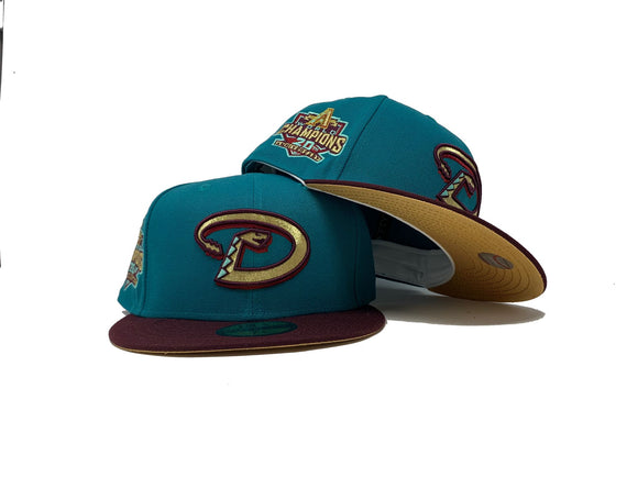 ARIZONA DIAMONDBACKS CITY CONNECT SERPENTINE LOGO AQUA BLACK