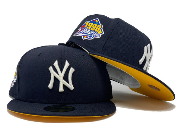 Navy Blue New York Yankees MLB Patch Work New Era Fitted Hat – Sports World  165