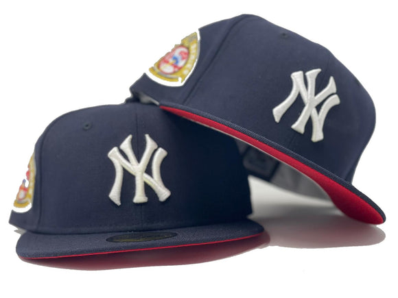 Products NEW YORK YANKEES 1950 WORLD SERIES NAVY BLUE RED BRIM NEW ERA FITTED HAT