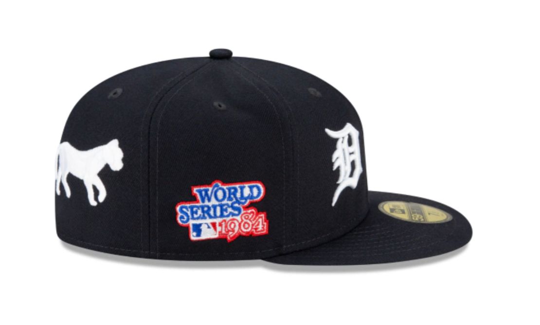 Black Detroit Tigers Patch Pride 59FIFTY New Era Fitted Hat 