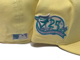 Soft Yellow Toronto Blue Jays 25th Anniversary Side Patch Fitted